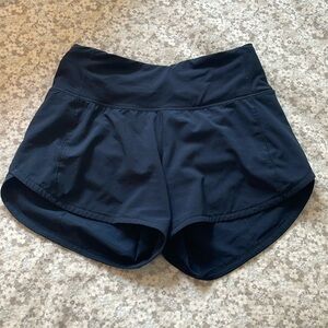 Women’s Speed Up Mid-Rise Lined Shorts Navy Blue